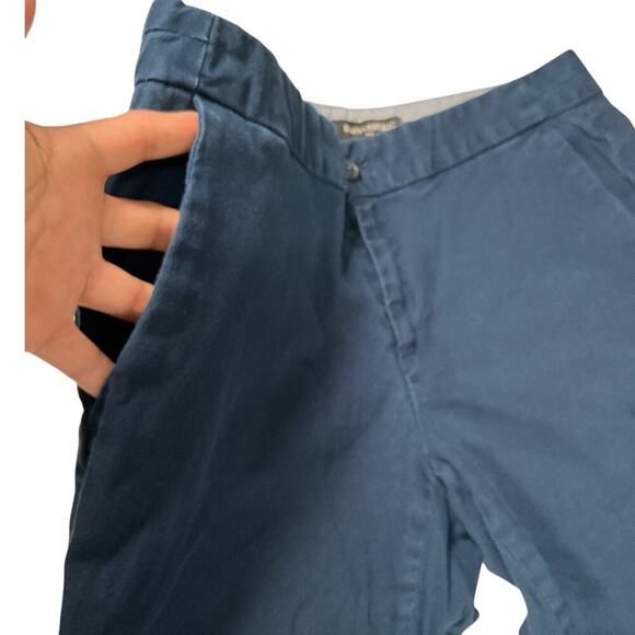 Banana Republic Hampton Fit Petite Size 8P Stretchy 97% Cotton 3% Elasthane Blue - Picture 3 of 8